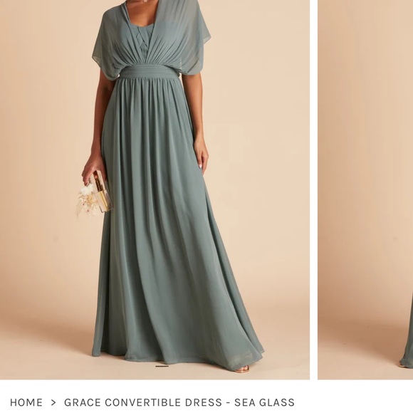 Birdy Grey / Grace Convertible Dress (with split) / Sea Glass / Large - Picture 6 of 11